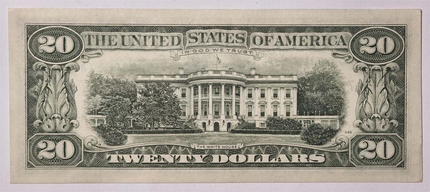 紫瑗钱币——第339期拍卖——纸币场 美国 1985年 G版 无序列 安德鲁·杰克逊 20美元 小头版 UNC