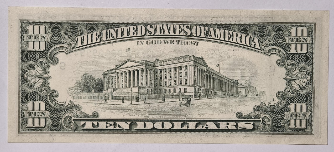 紫瑗钱币——第339期拍卖——纸币场 美国 1995年 I版 无序列 亚历山大·汉密尔顿 10美元 小头版 UNC