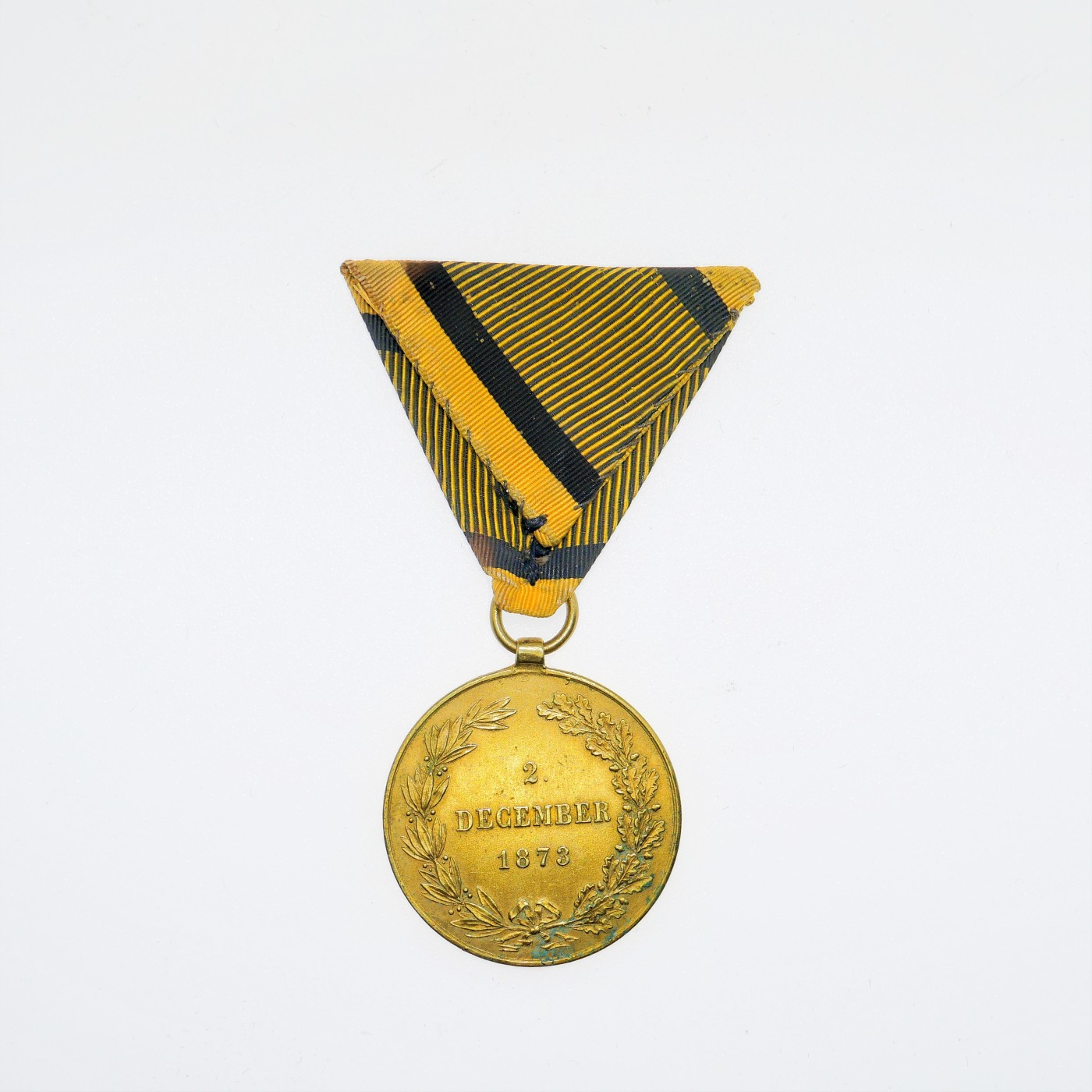 勋章奖章交易所4月20日拍卖 奥匈1873战役章，庚子同款