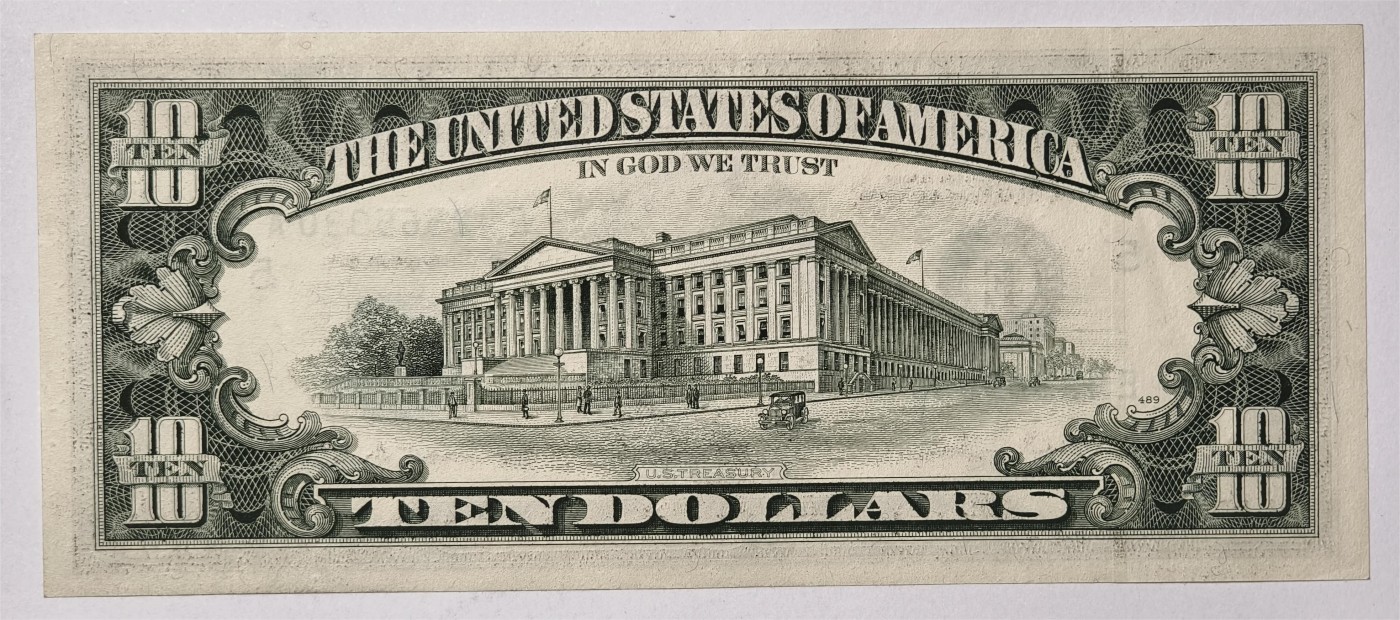 紫瑗钱币——第339期拍卖——纸币场 美国 1990年 E版 无序列 亚历山大·汉密尔顿 10美元 小头版 UNC-