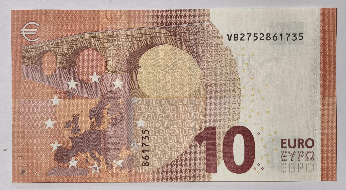 紫瑗钱币——第339期拍卖——纸币场 欧元 西班牙 2014年 圣天使桥 10欧元 UNC