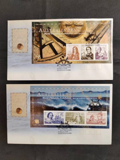 【第66期】莲池国际邮品拍卖 - 【澳大利亚】1999 世界邮展 小全张官封