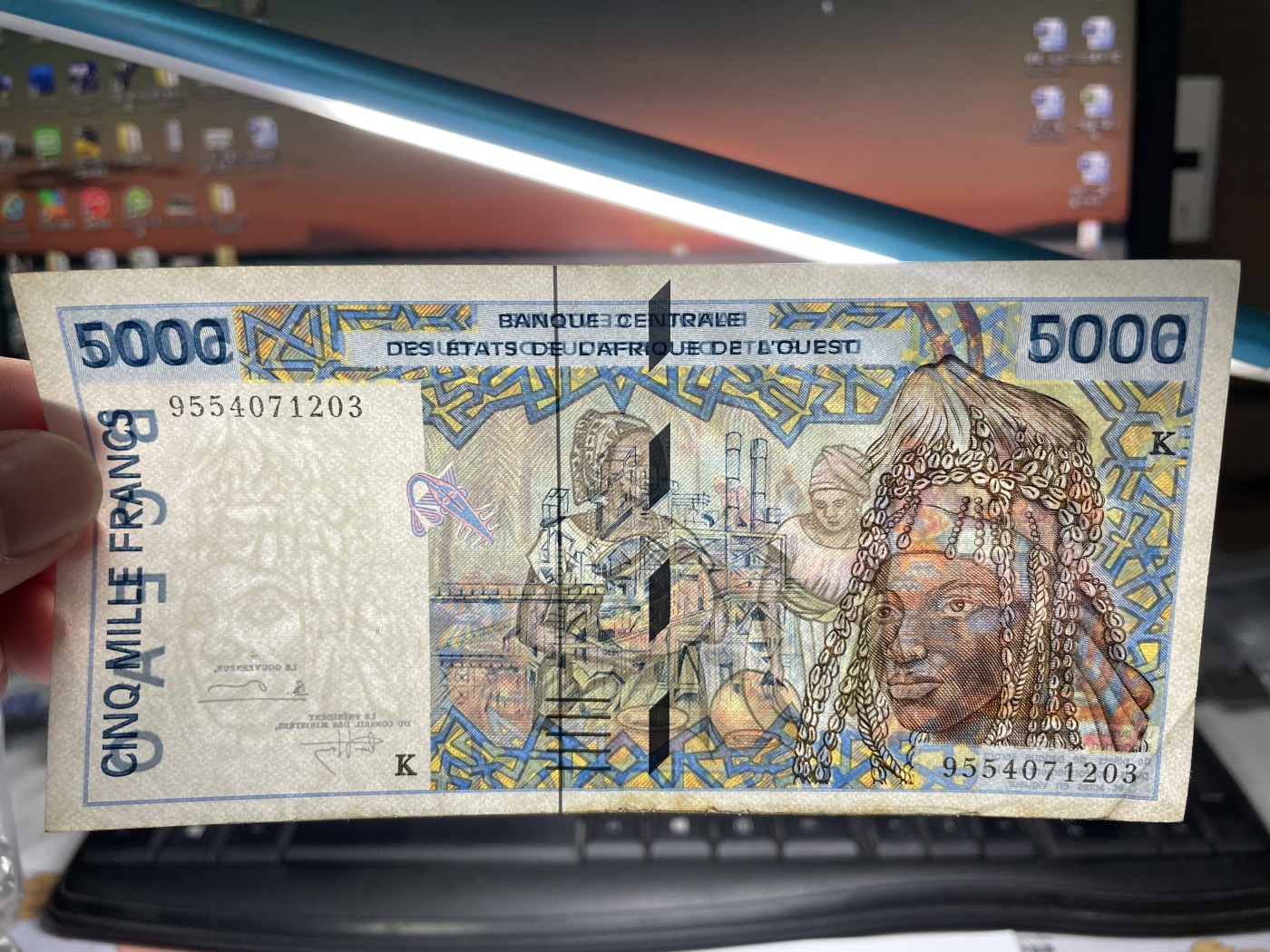 2024年集古藏今外币拍卖第四期-第9场—（总第39拍） 好品西非5000法郎