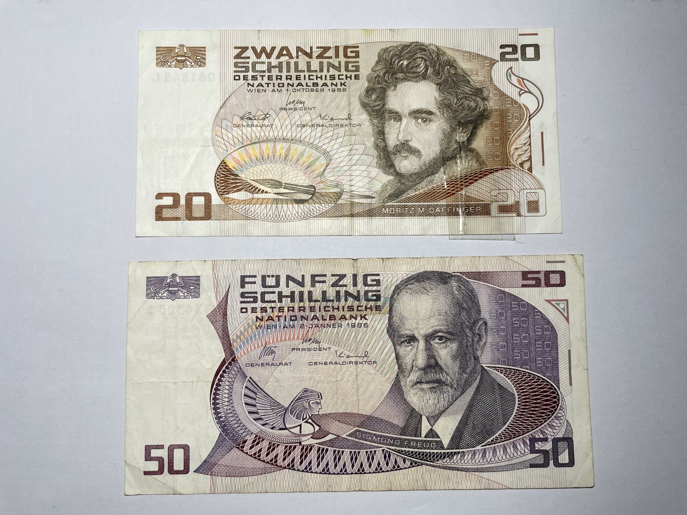 2024年集古藏今外币拍卖第四期-第9场—（总第39拍） 奥地利20先令2张