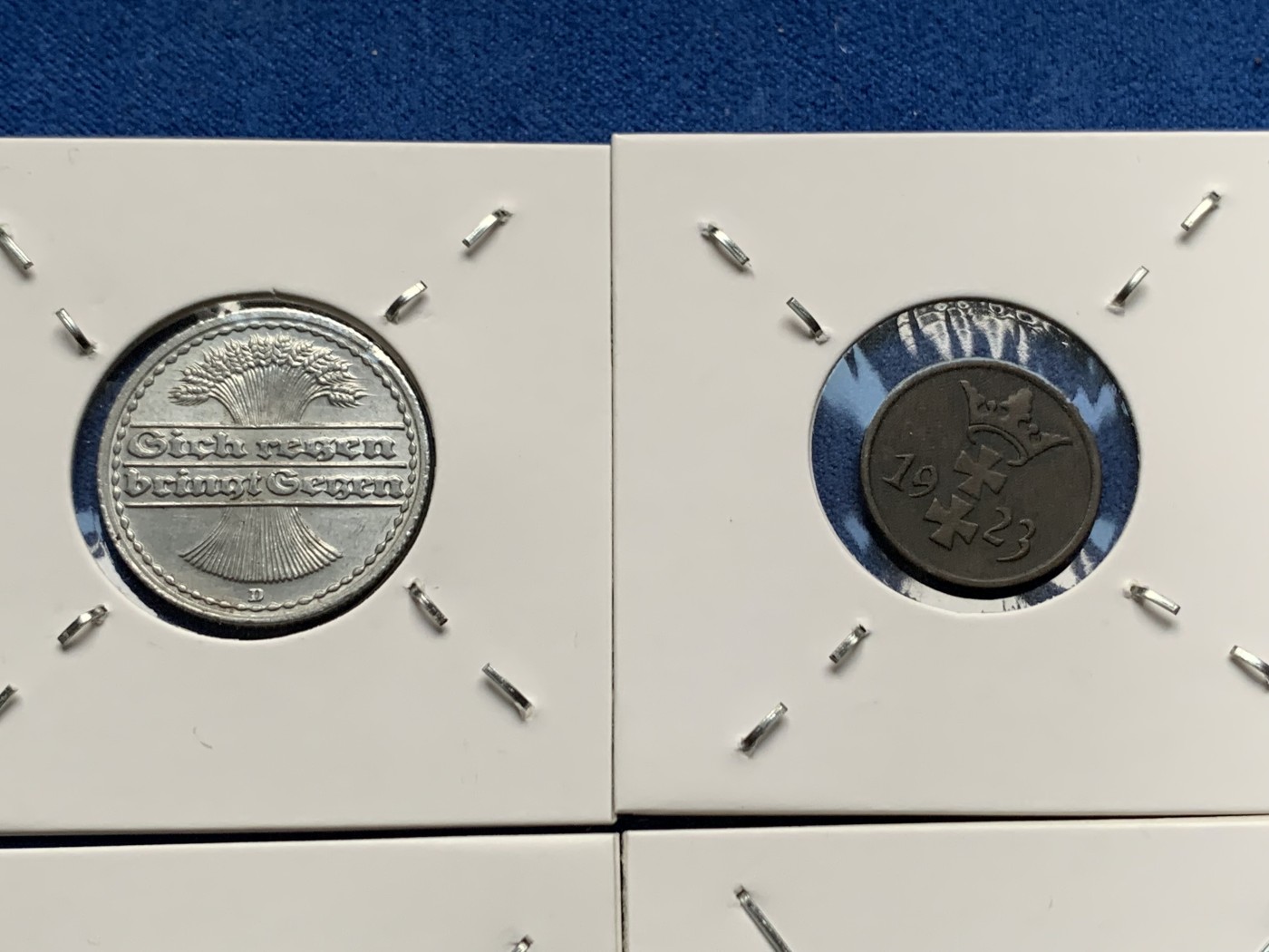 《竞宝斋》第259场-周日，周一 2场连拍 (全场包邮) 8枚一组 魏玛德国辅币 多枚UNC好品 有精力可以送评