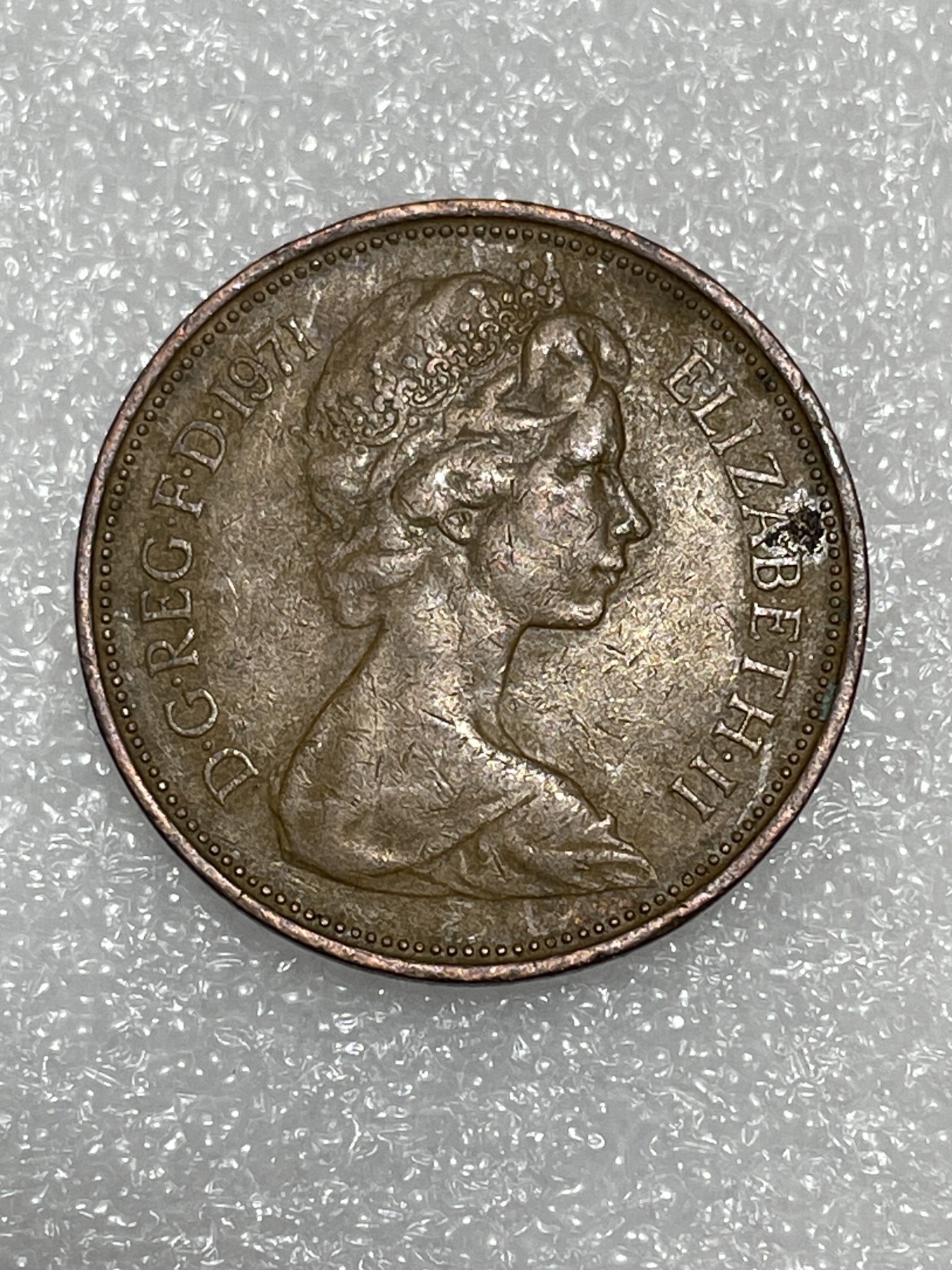 神仙姐姐散币好品专场第三十期（无佣金满邮自动发出 1971 年英国 2 便士