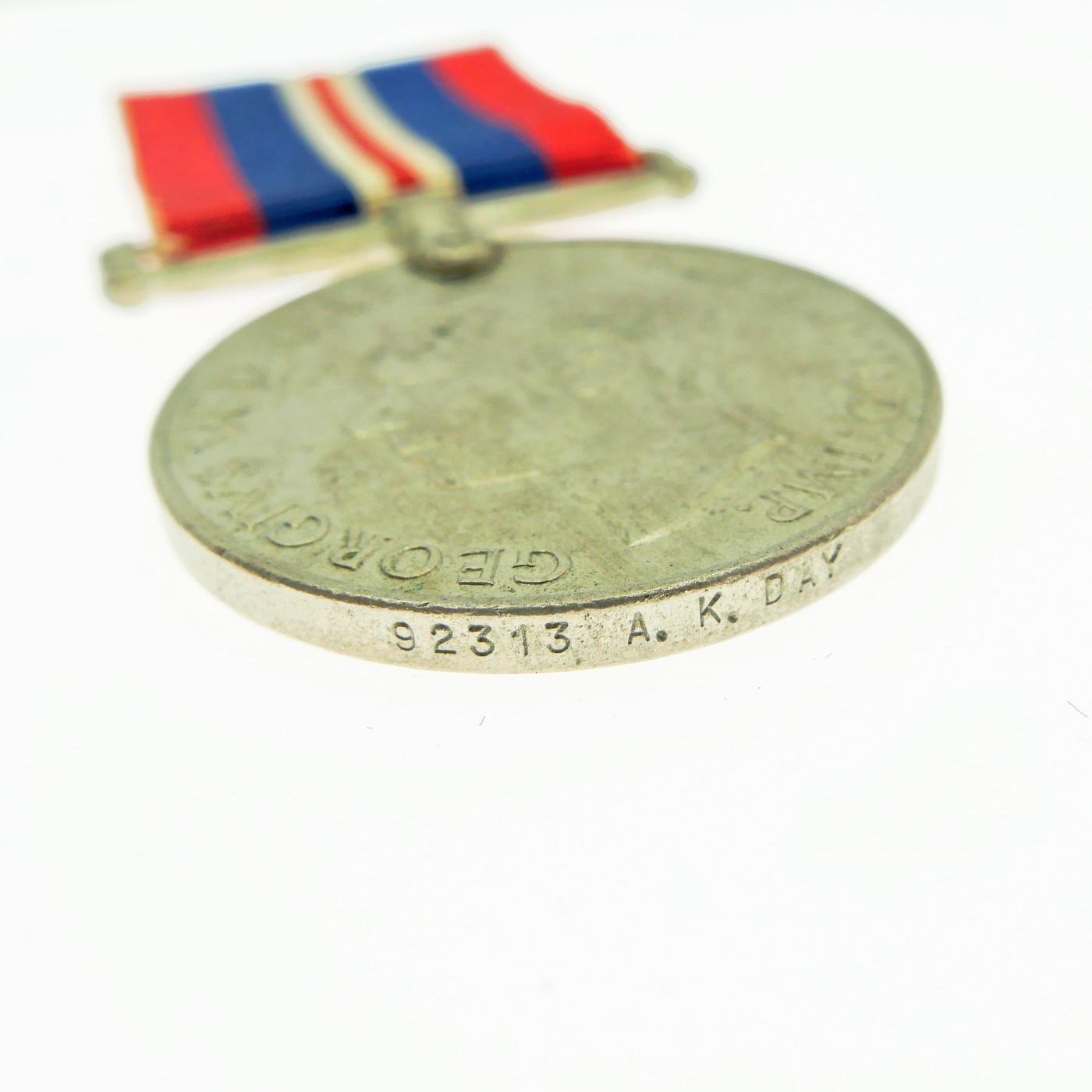 勋章奖章交易所4月20日拍卖 英国/英联邦二战奖章，授予A.K.DAY，附纸质档案