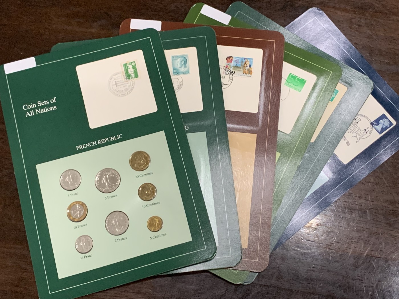 《竞宝斋》第259场-周日，周一 2场连拍 (全场包邮) 6本一起 富兰克林 西欧六国 英国+爱尔兰+荷兰+比利时+卢森堡+法国 图片为准 细节见图