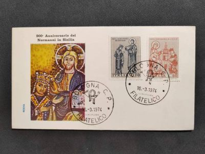 【第66期】莲池国际邮品拍卖 - 【梵蒂冈】1974 圣像画 套票官封