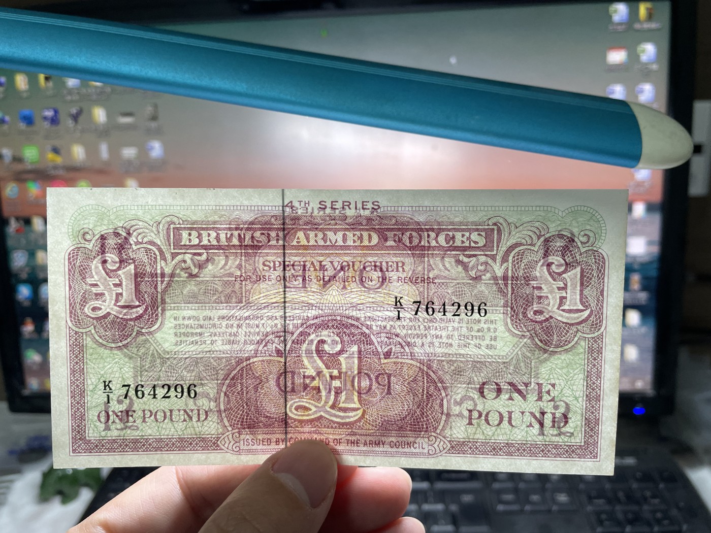 2024年集古藏今外币拍卖第四期-第9场—（总第39拍） 全新英国军票1镑