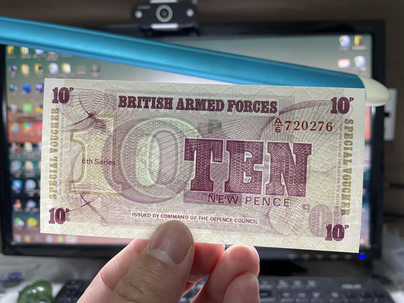 2024年集古藏今外币拍卖第四期-第9场—（总第39拍） 全新英国军票10分