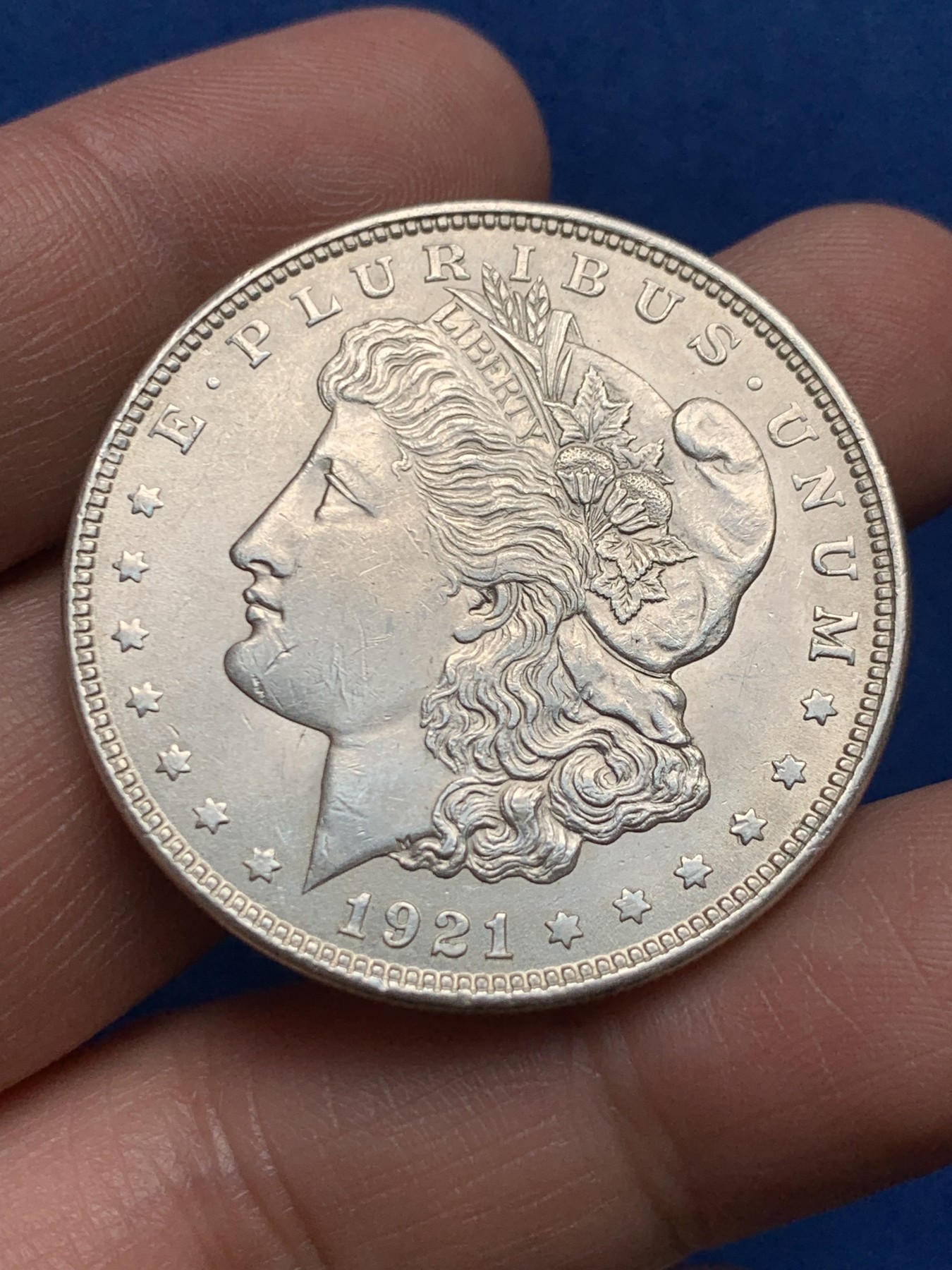 《竞宝斋》第259场-周日，周一 2场连拍 (全场包邮) 美国1921年摩根银币