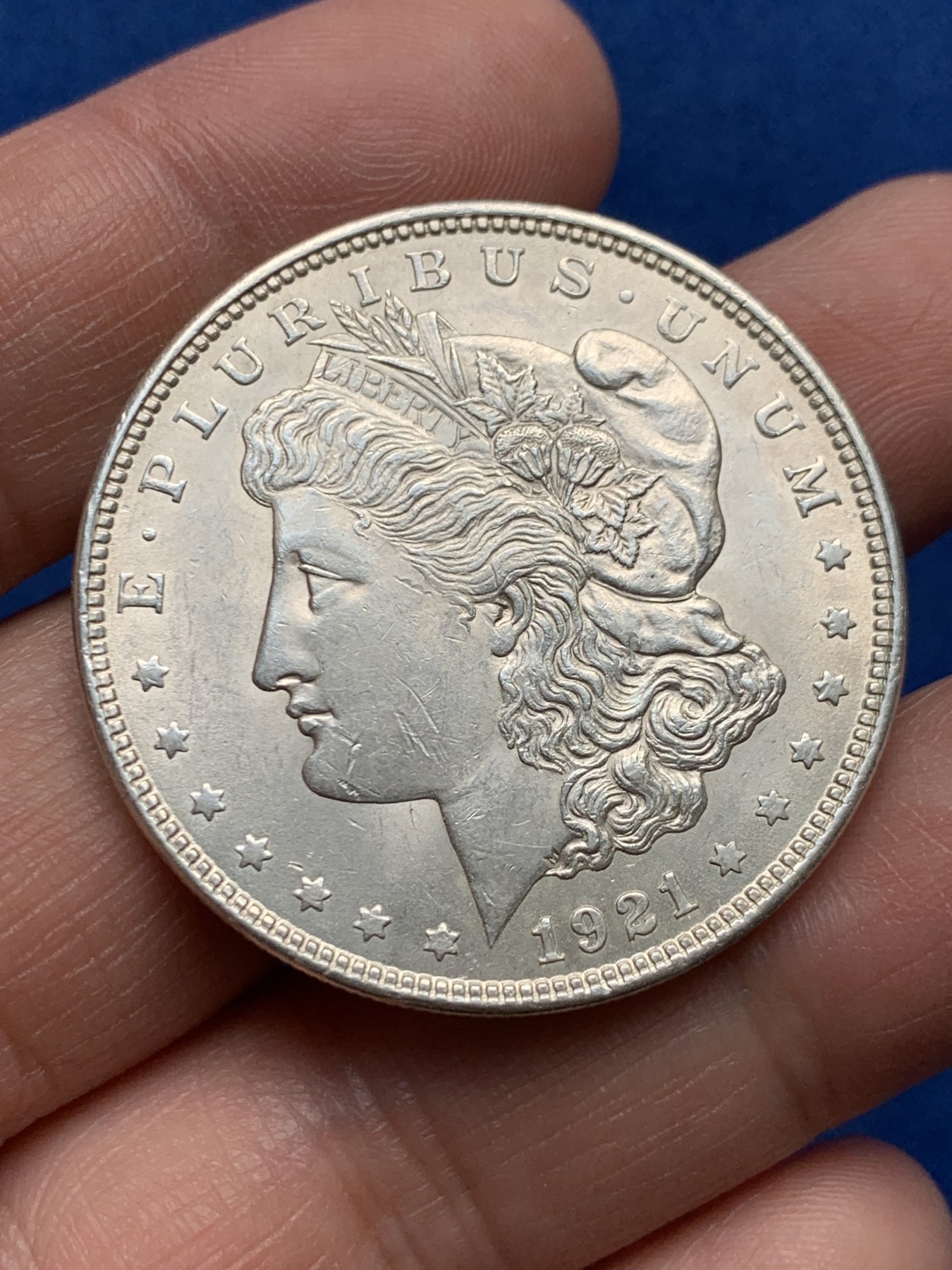 《竞宝斋》第259场-周日，周一 2场连拍 (全场包邮) 美国1921年摩根银币