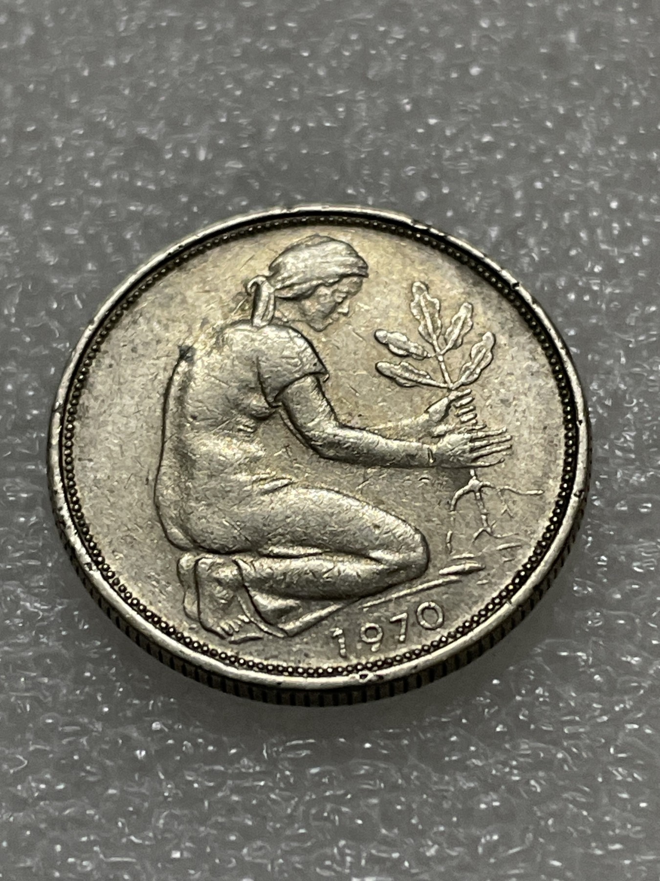 神仙姐姐散币好品专场第三十期（无佣金满邮自动发出 1976 年德国 50 芬尼