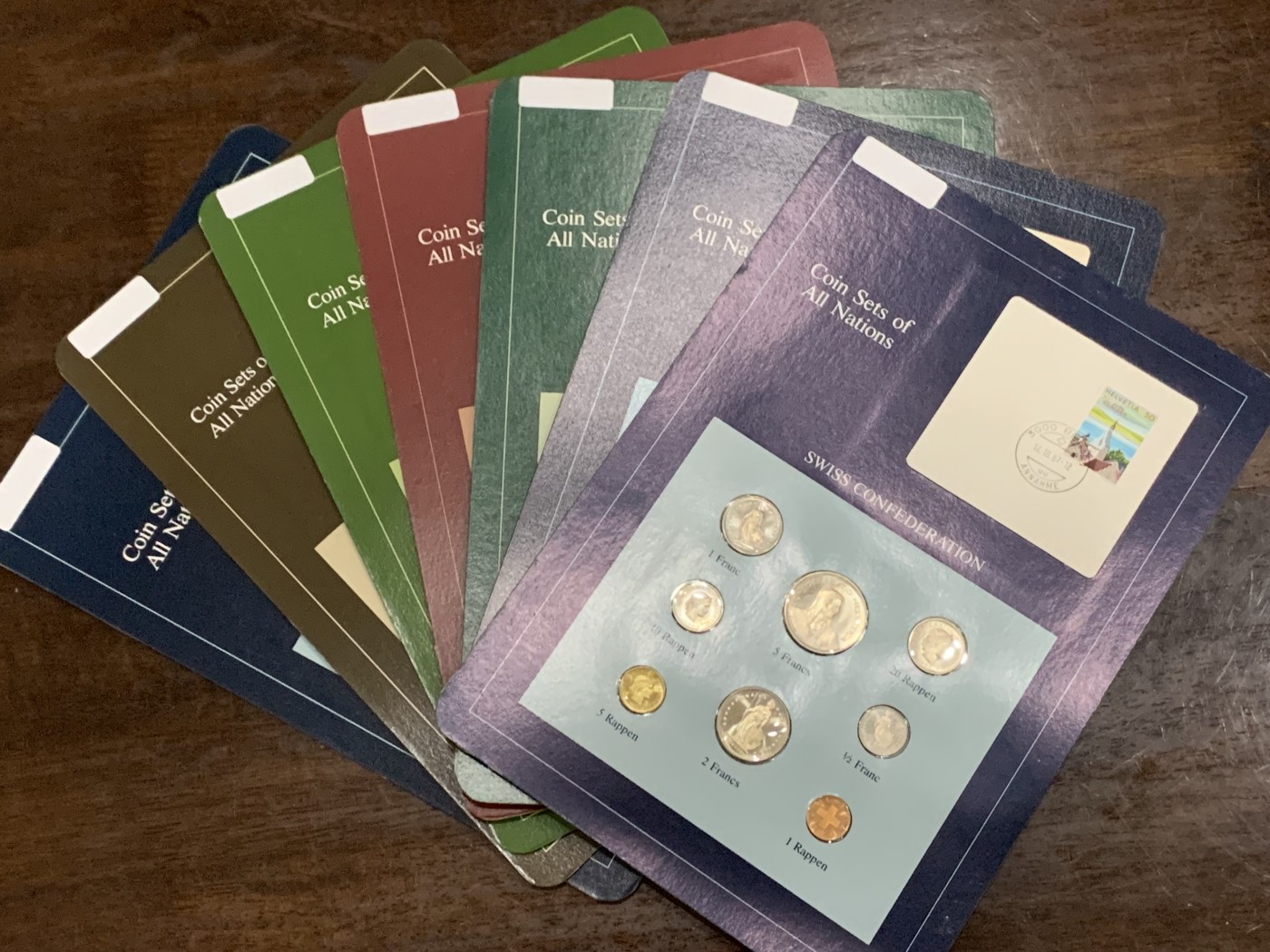 《竞宝斋》第259场-周日，周一 2场连拍 (全场包邮) 7本一起 富兰克林 中欧七国 波兰+捷克+斯洛伐克+捷克斯洛伐克+匈牙利+奥地利+瑞士 图片为准 细节见图