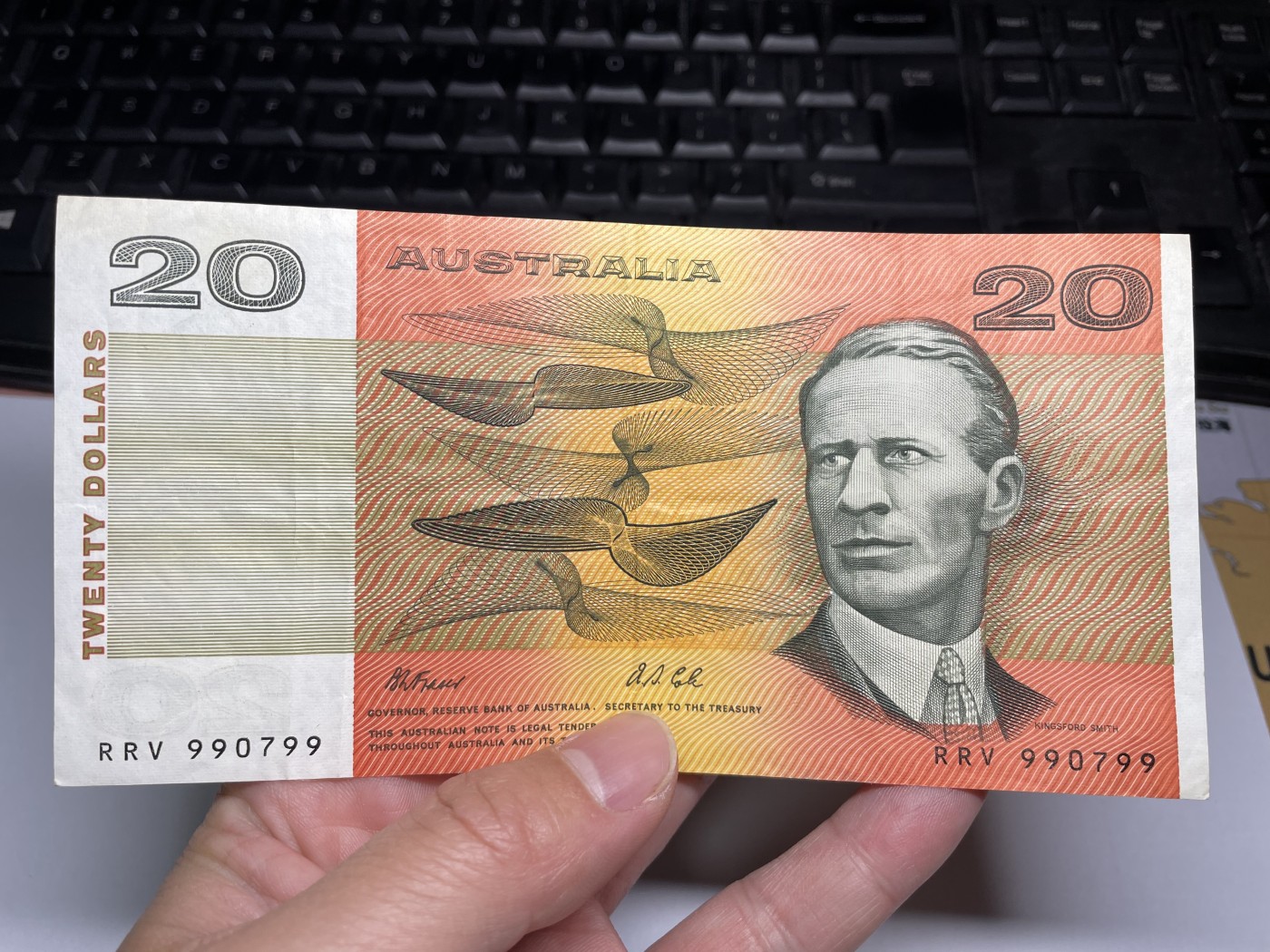 2024年集古藏今外币拍卖第四期-第9场—（总第39拍） 澳大利亚20元