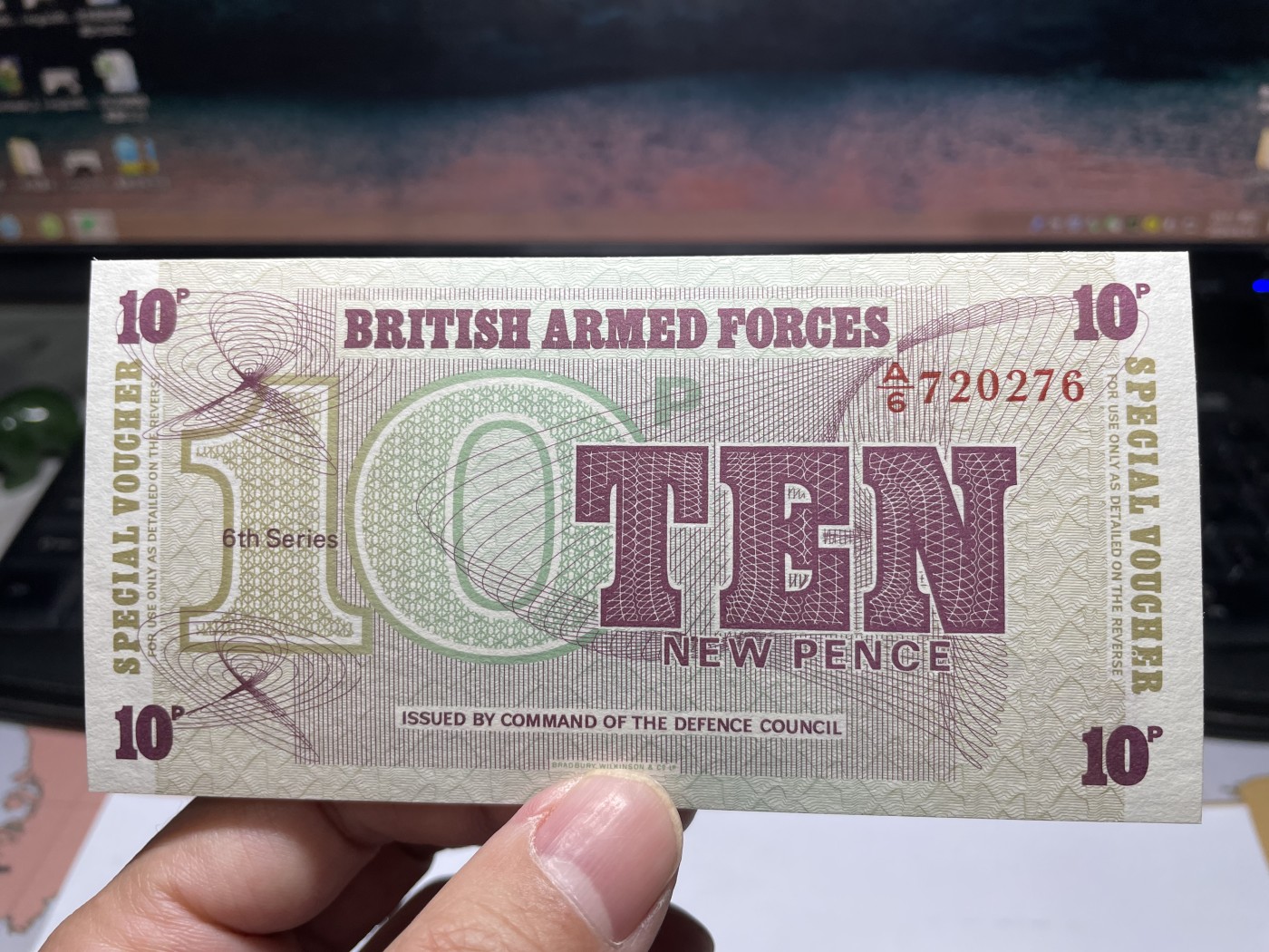 2024年集古藏今外币拍卖第四期-第9场—（总第39拍） 全新英国军票10分