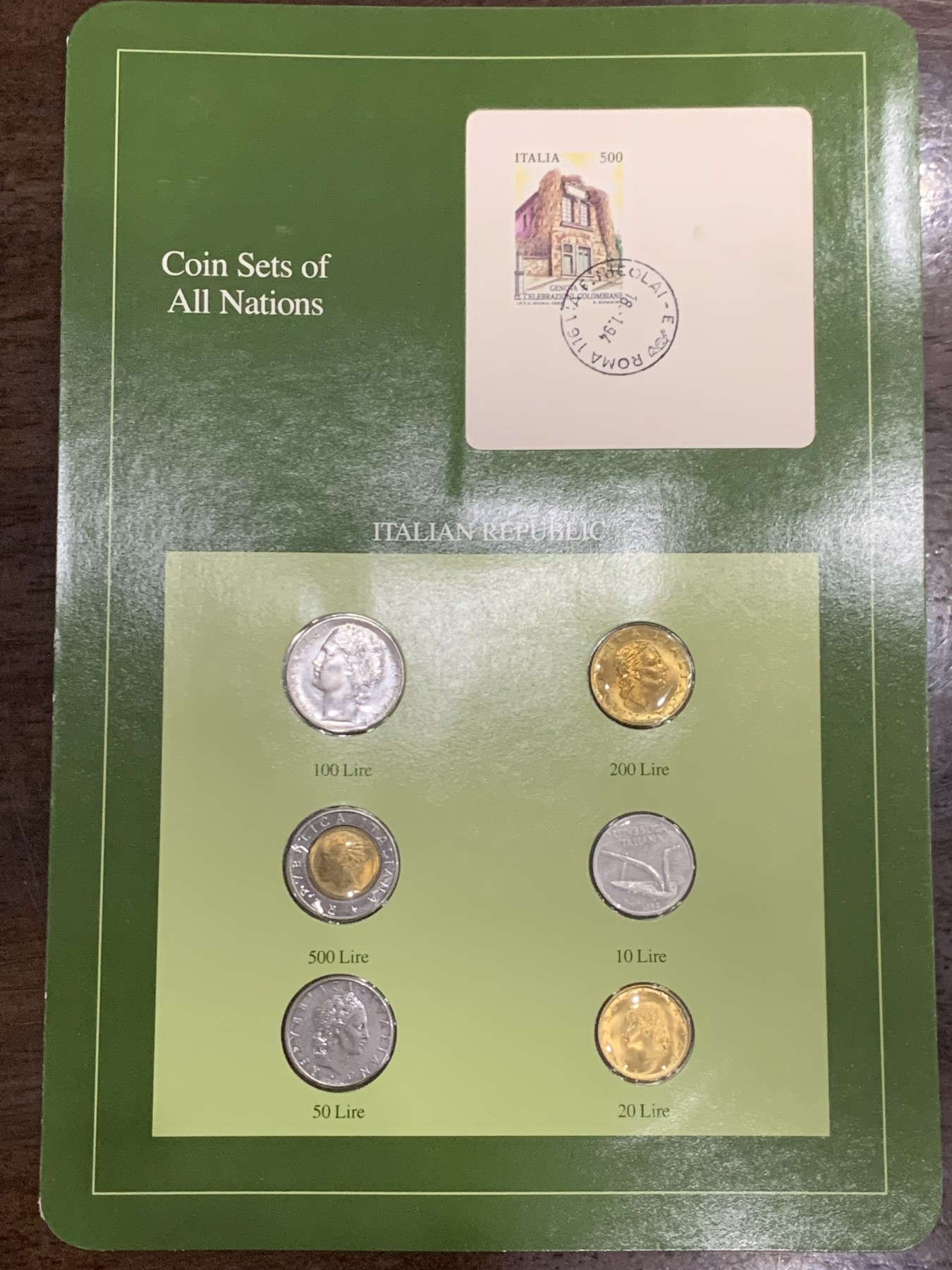 《竞宝斋》第259场-周日，周一 2场连拍 (全场包邮) 富兰克林套币三套，含意大利、捷克、奥地利三国 上世纪八十年代套币，保存较好，全新状态