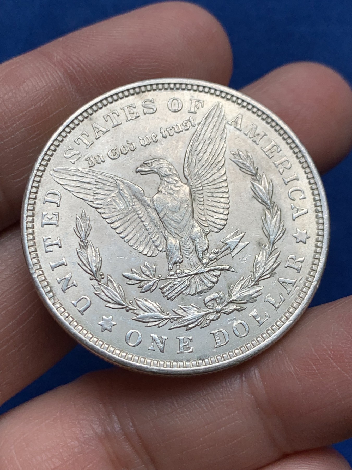 《竞宝斋》第259场-周日，周一 2场连拍 (全场包邮) 美国1921年摩根银币