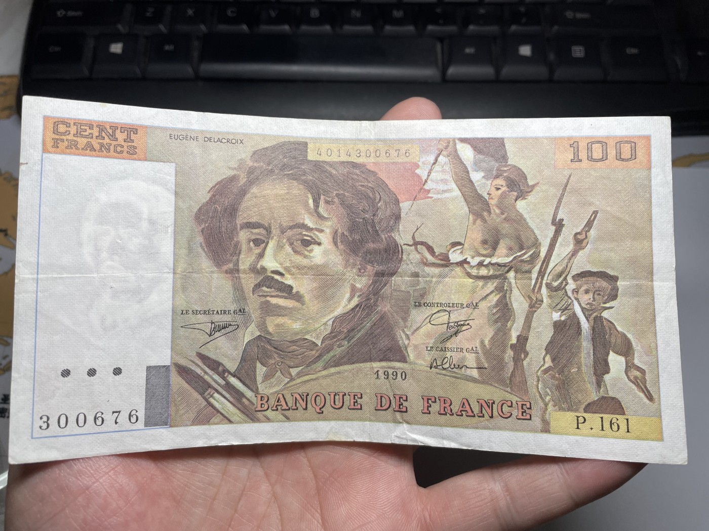 2024年集古藏今外币拍卖第四期-第9场—（总第39拍） 1990年法国100法郎