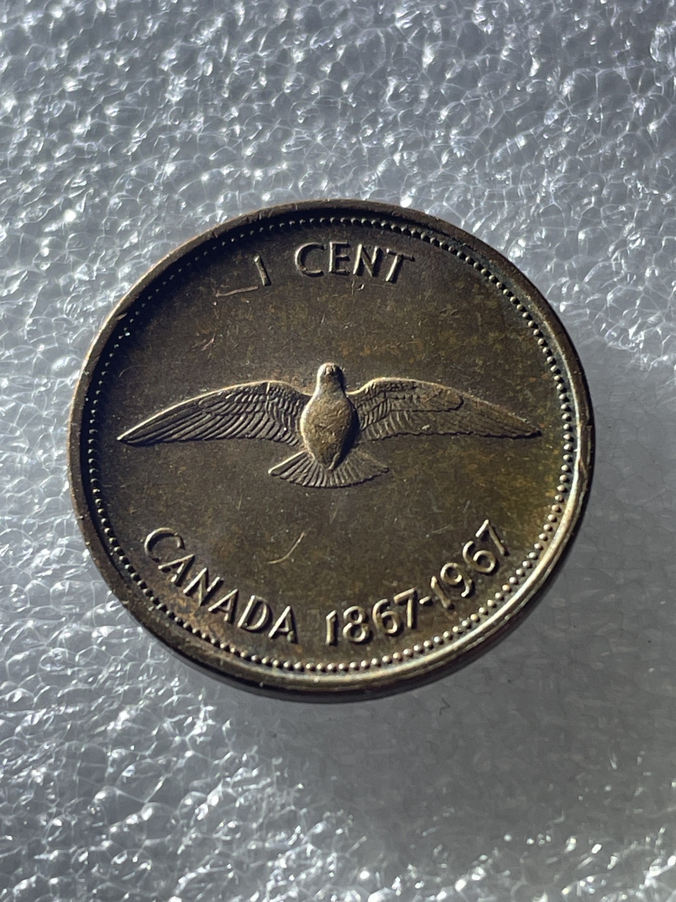 神仙姐姐散币好品专场第三十期（无佣金满邮自动发出 1967 年加拿大 100 周年纪念币