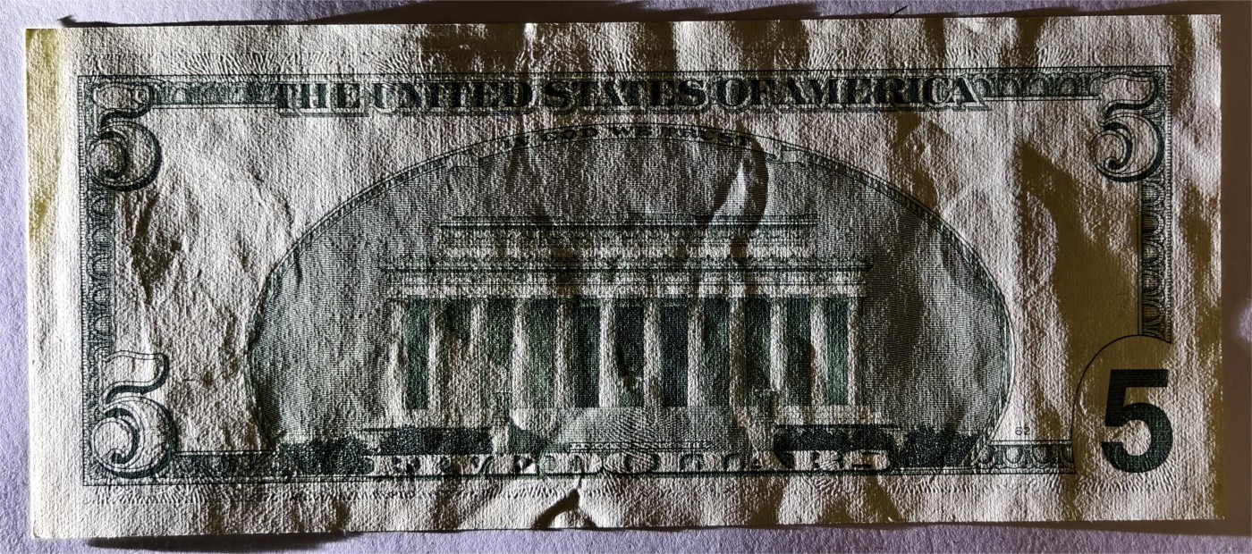 紫瑗钱币——第339期拍卖——纸币场 美国 2001年 G版 无序列 亚伯拉罕·林肯 5美元 大头版 UNC