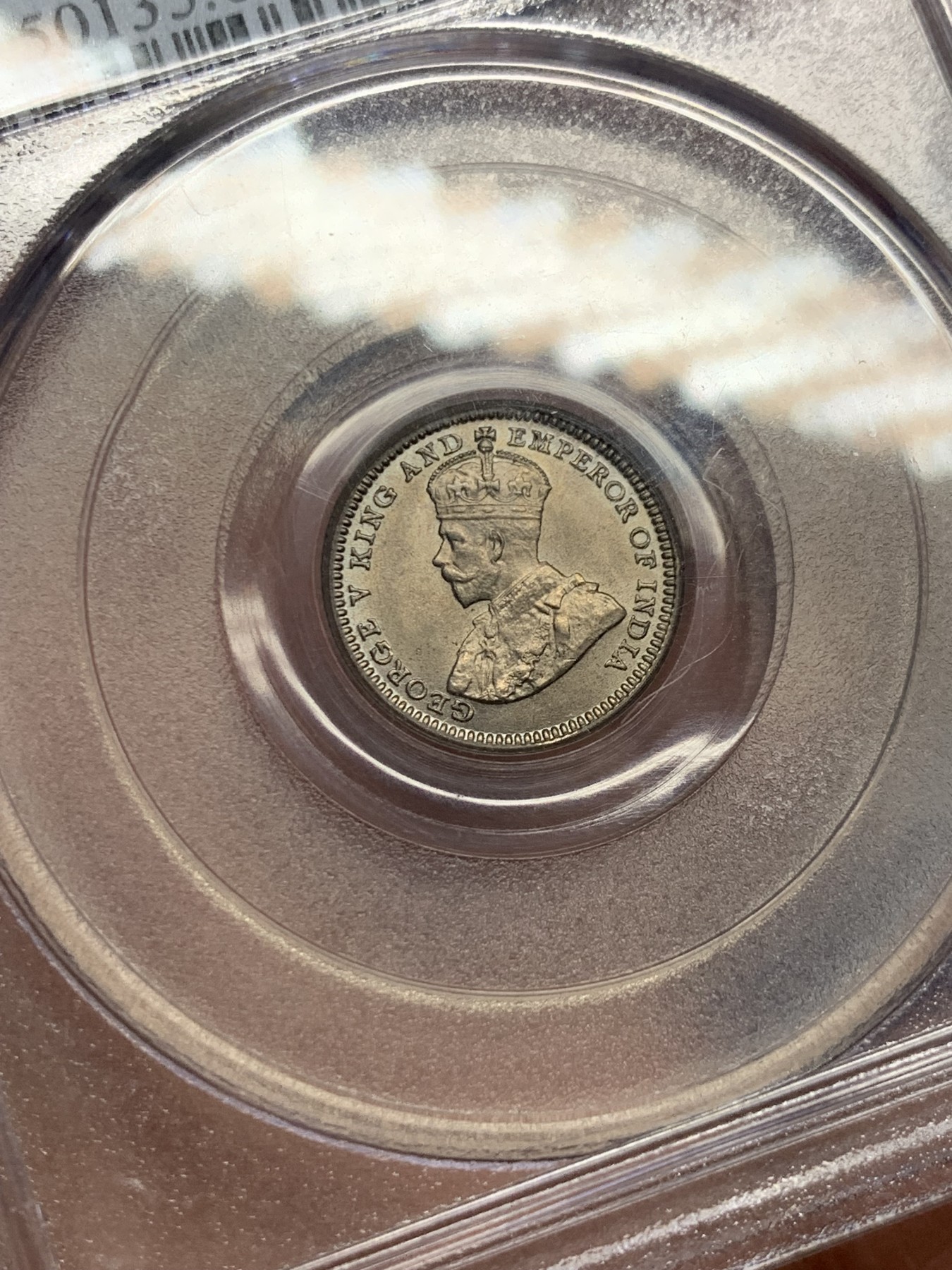 《竞宝斋》第259场-周日，周一 2场连拍 (全场包邮) PCGS MS64 香港1935年五仙镍币