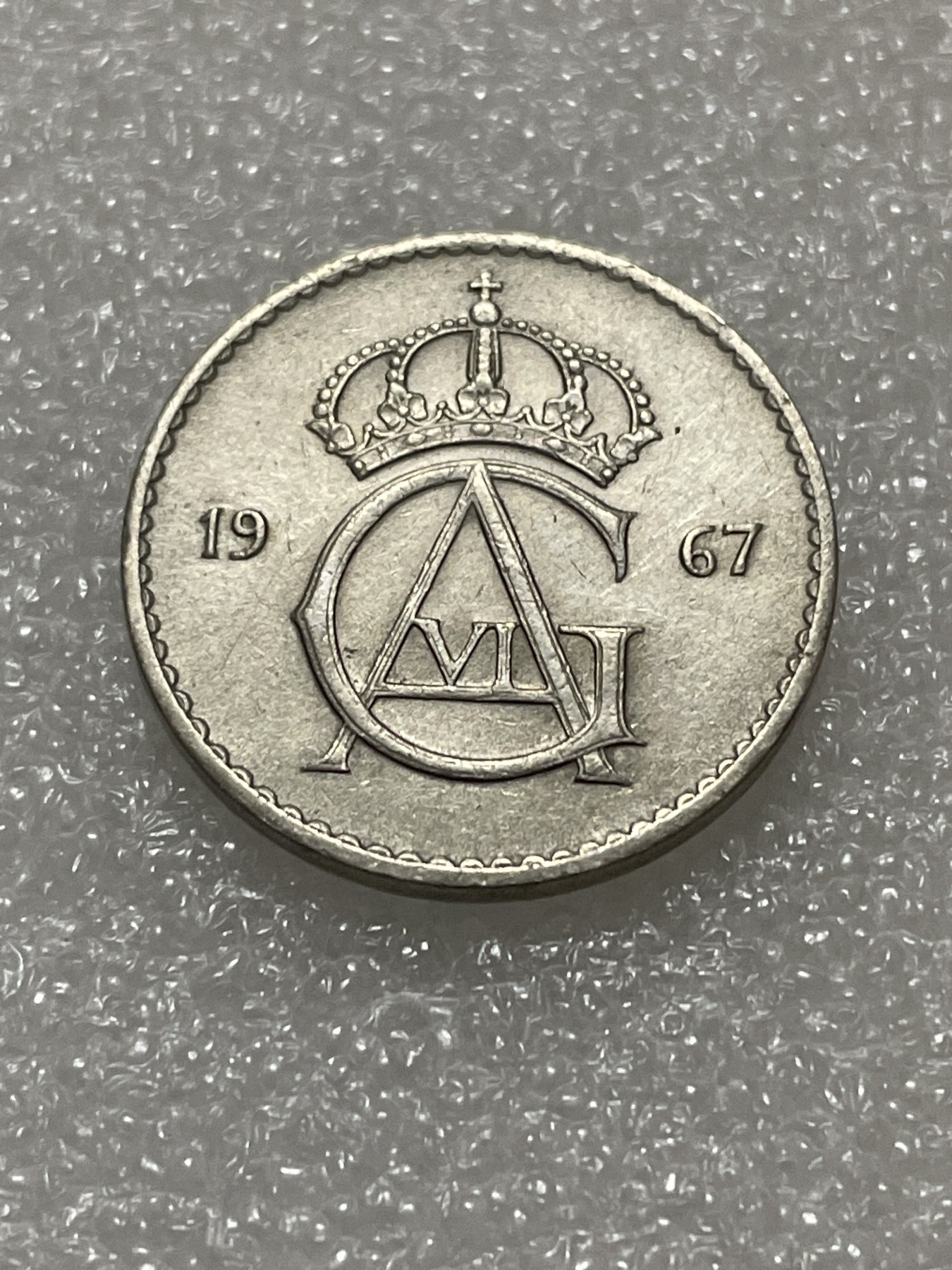 神仙姐姐散币好品专场第三十期（无佣金满邮自动发出 1967 年瑞典 50 欧尔