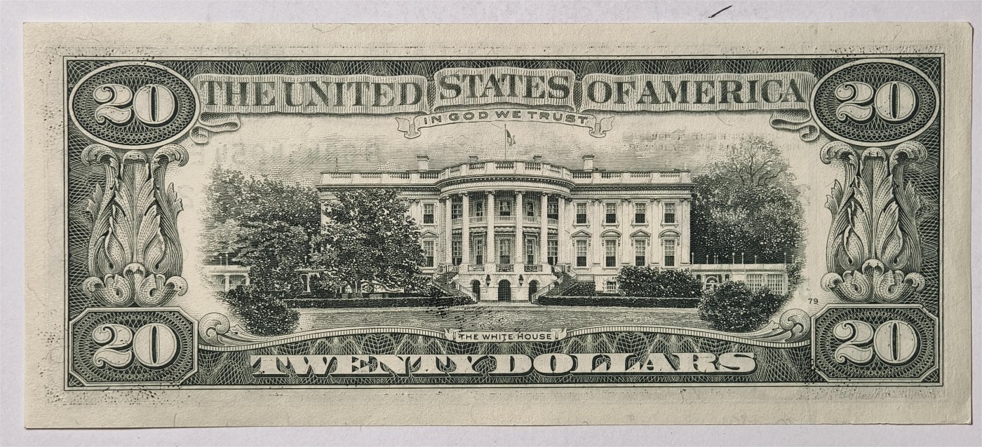 紫瑗钱币——第339期拍卖——纸币场 美国 1995年 B版 无序列 安德鲁·杰克逊 20美元 小头版 UNC