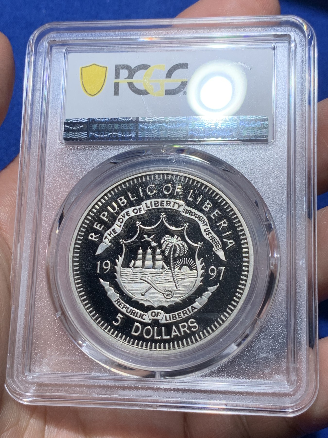 《竞宝斋》第259场-周日，周一 2场连拍 (全场包邮) 3枚一组 PCGS 68/69DCAM 伟人邓小平1997年铜镍银精制全套纪念币