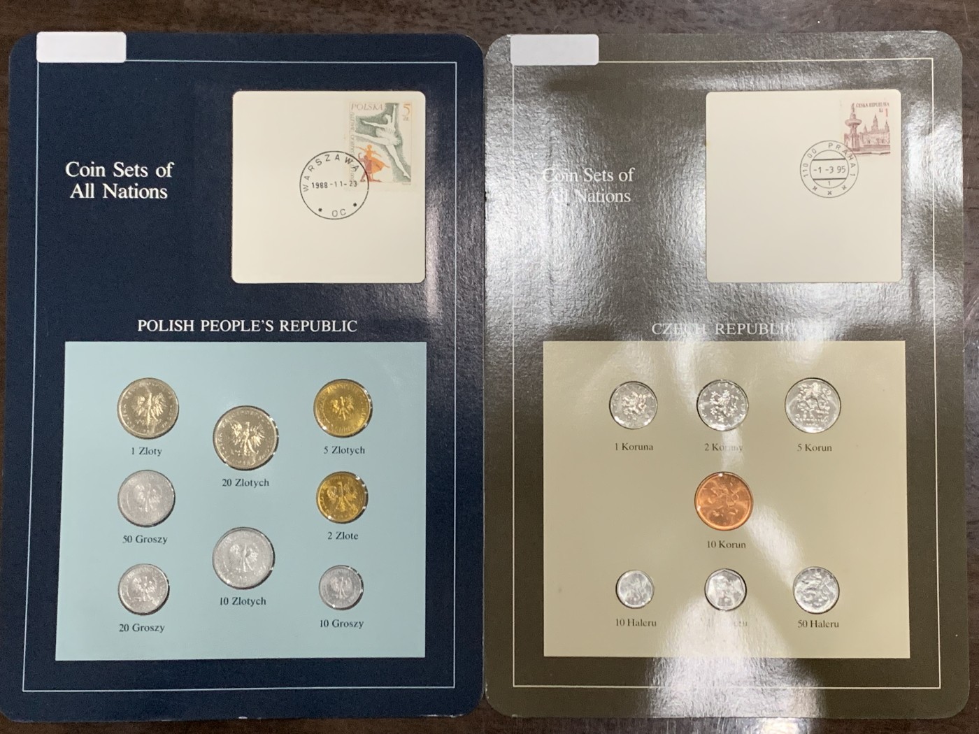 《竞宝斋》第259场-周日，周一 2场连拍 (全场包邮) 7本一起 富兰克林 中欧七国 波兰+捷克+斯洛伐克+捷克斯洛伐克+匈牙利+奥地利+瑞士 图片为准 细节见图