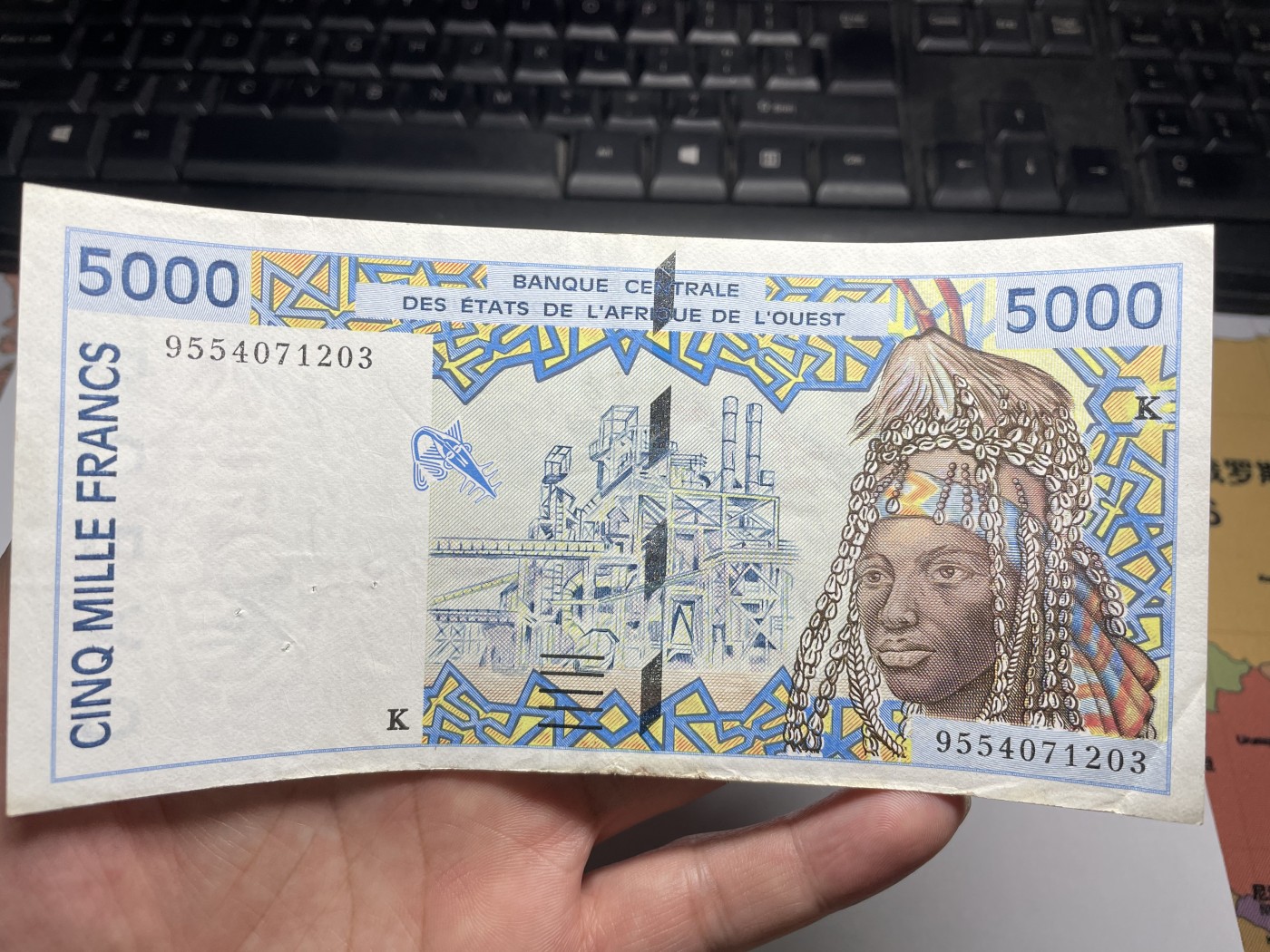 2024年集古藏今外币拍卖第四期-第9场—（总第39拍） 好品西非5000法郎