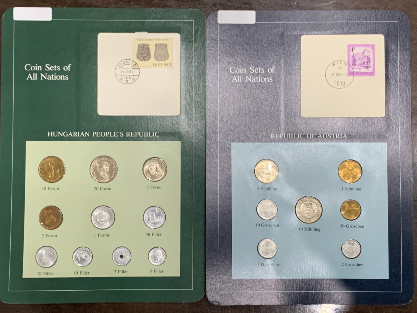 《竞宝斋》第259场-周日，周一 2场连拍 (全场包邮) 7本一起 富兰克林 中欧七国 波兰+捷克+斯洛伐克+捷克斯洛伐克+匈牙利+奥地利+瑞士 图片为准 细节见图