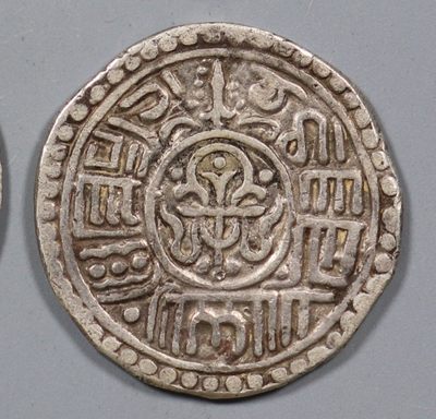 尼泊尔银币 稀少版 尼历816年 裸币 保真 保入盒 - 尼泊尔银币 稀少版 尼历816年 裸币 保真 保入盒