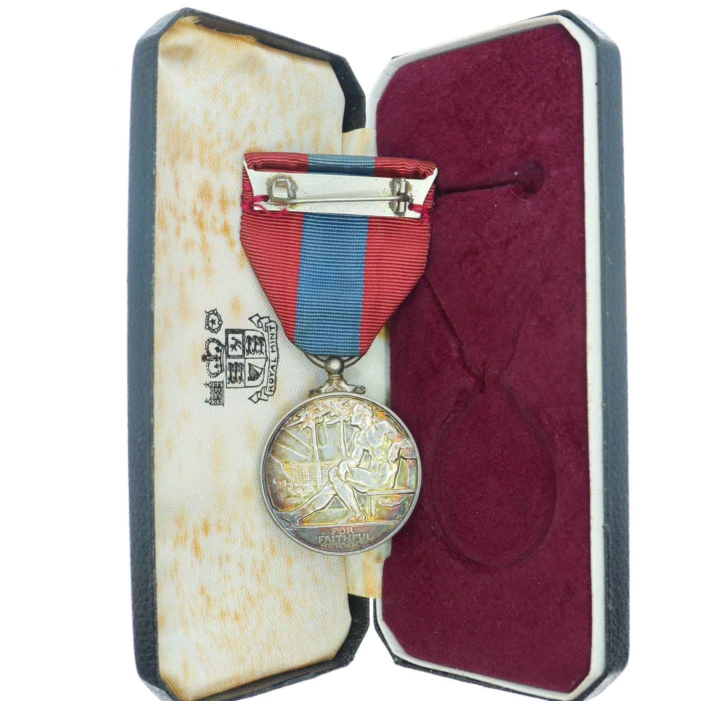 勋章奖章交易所4月20日拍卖 英国帝国服务奖章，伊二版，银质，授予赫伯特德梅尔