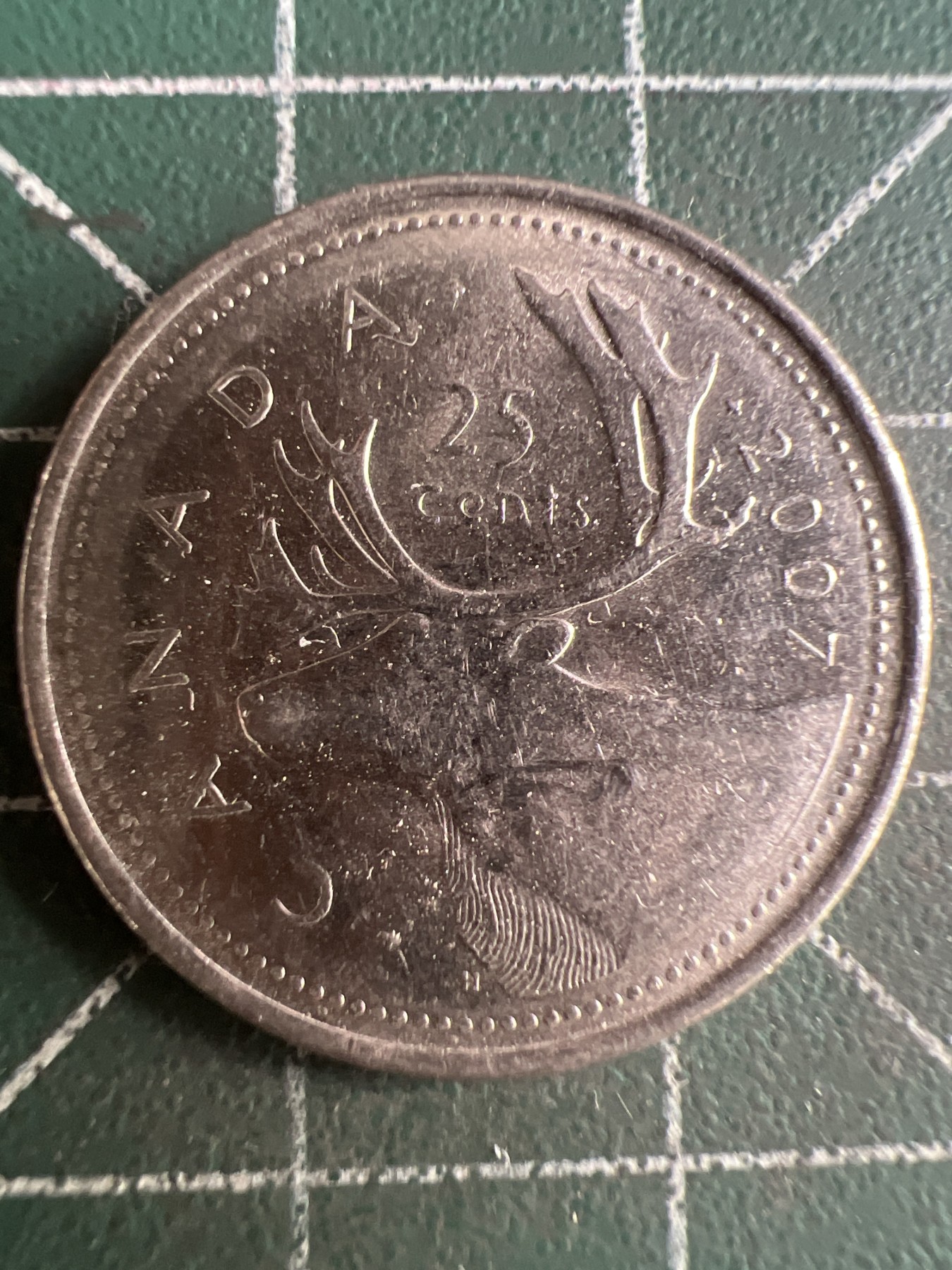 第574期 硬币专场 （无押金，捡漏，全场50包邮，偏远地区除外，接收代拍业务） 加拿大25分 老年 2007年