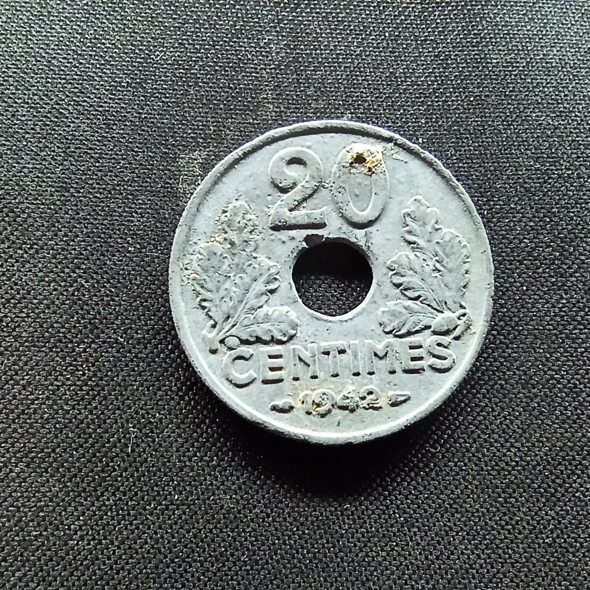 邮泉阁限时拍卖第二场 法国硬币专场 二战法国1942年20分