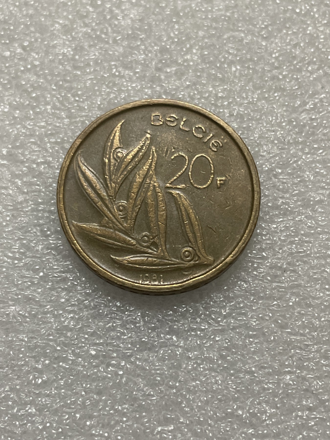 神仙姐姐散币好品专场第三十一期（无佣金满邮自动发出 1981 年比利时 20 法郎