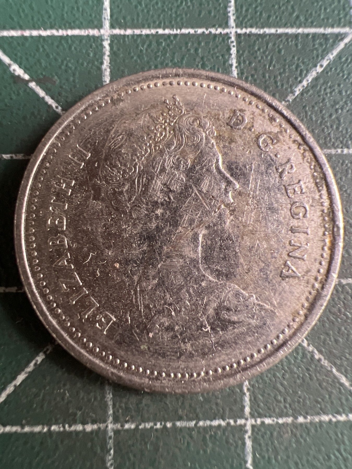 第574期 硬币专场 （无押金，捡漏，全场50包邮，偏远地区除外，接收代拍业务） 加拿大25分 青年 1984年