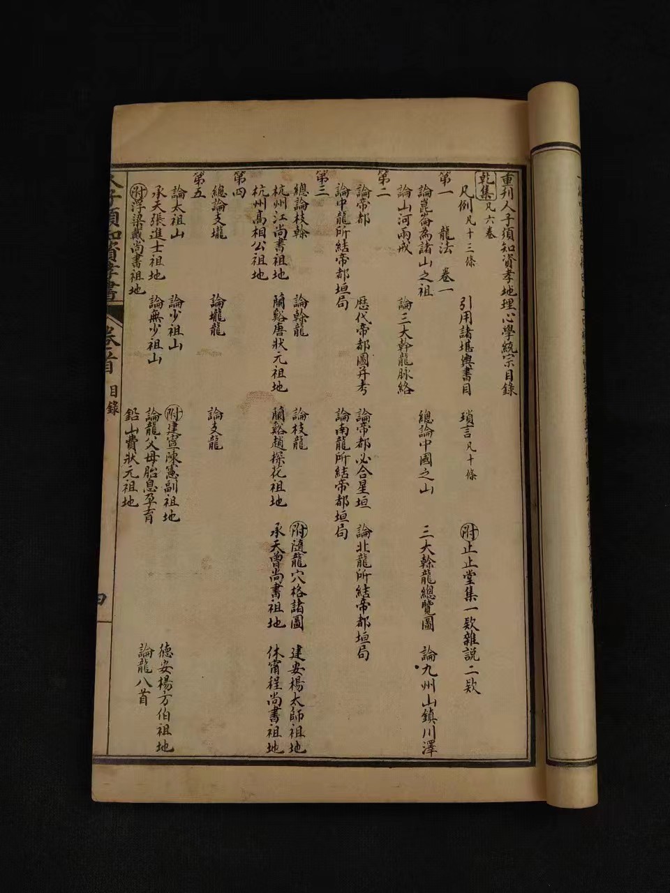 清末 术数堪舆学【绘图地理人子须知】全套八本，保存完整无缺页，为:徐维志（善继）、维事（善述）兄弟所著，是集堪舆学大成之作，在峦头方面有杰出成就，是风水学史上的重要著作！