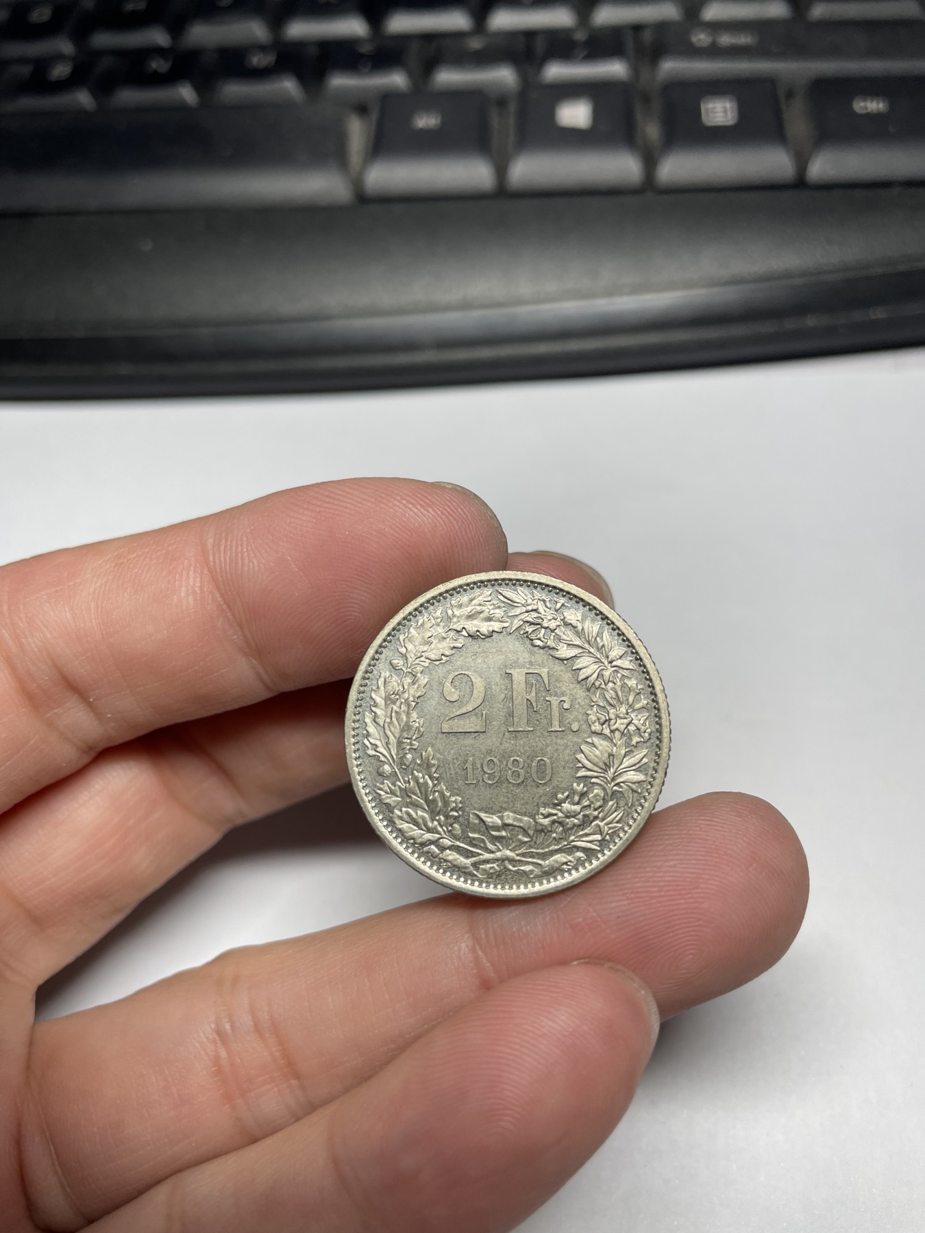 2024年集古藏今外币拍卖第四期-第10场—（总第40拍-本期拍完结算发货） 1980年瑞士2法郎