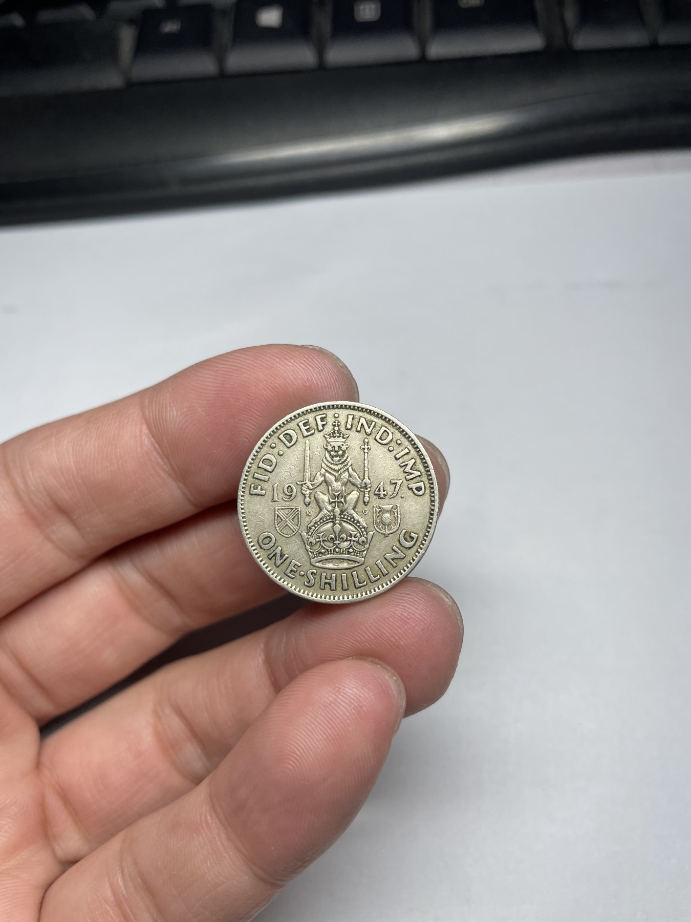 2024年集古藏今外币拍卖第四期-第10场—（总第40拍-本期拍完结算发货） 1947年英国1先令