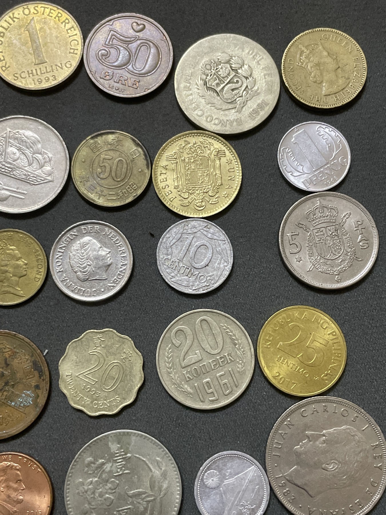 神仙姐姐散币好品专场第三十一期（无佣金满邮自动发出 懒得一个个拍了，一次性 48 个好品世界多国硬币