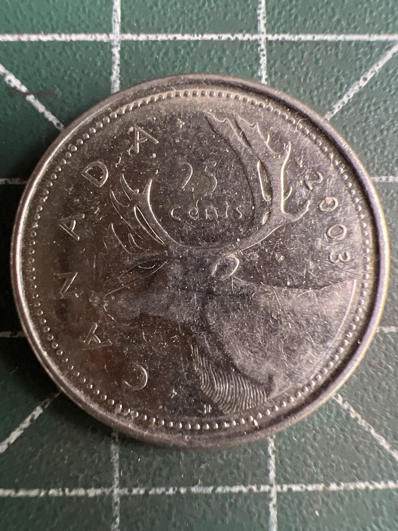 第574期 硬币专场 （无押金，捡漏，全场50包邮，偏远地区除外，接收代拍业务） 加拿大25分 老年 2003年