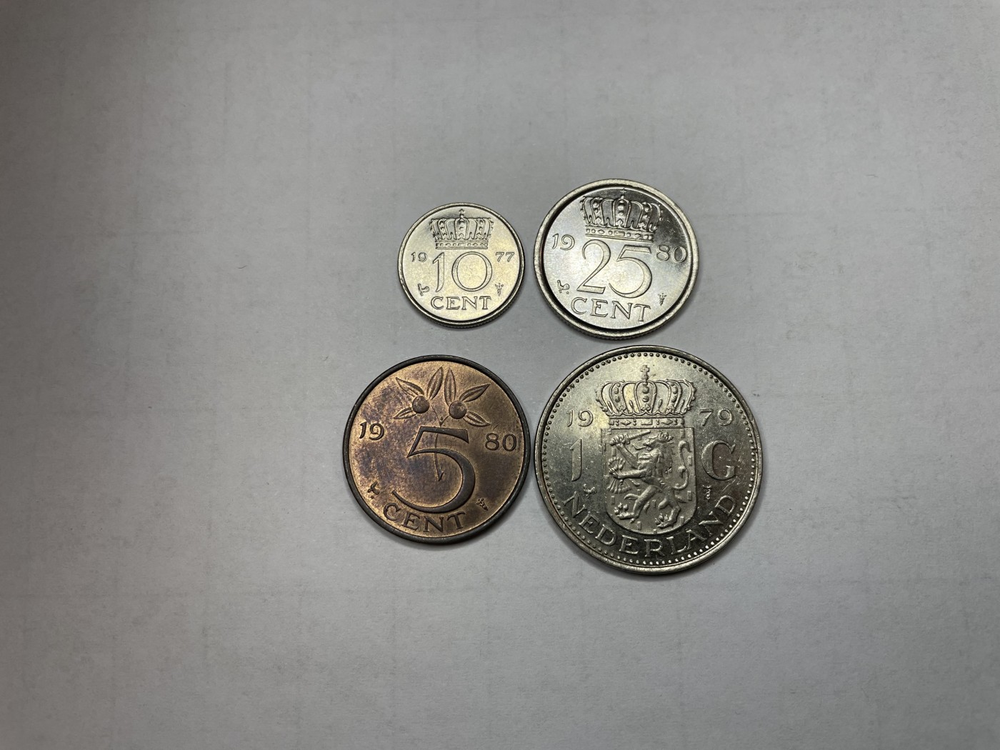 2024年集古藏今外币拍卖第四期-第10场—（总第40拍-本期拍完结算发货） 荷兰各面值四枚