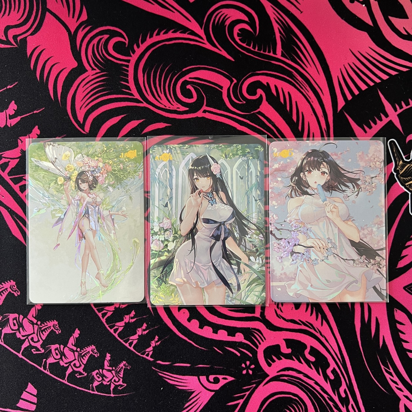 锦色铺子的卡拍 第18期 SGY 美女卡 彩闪 3张