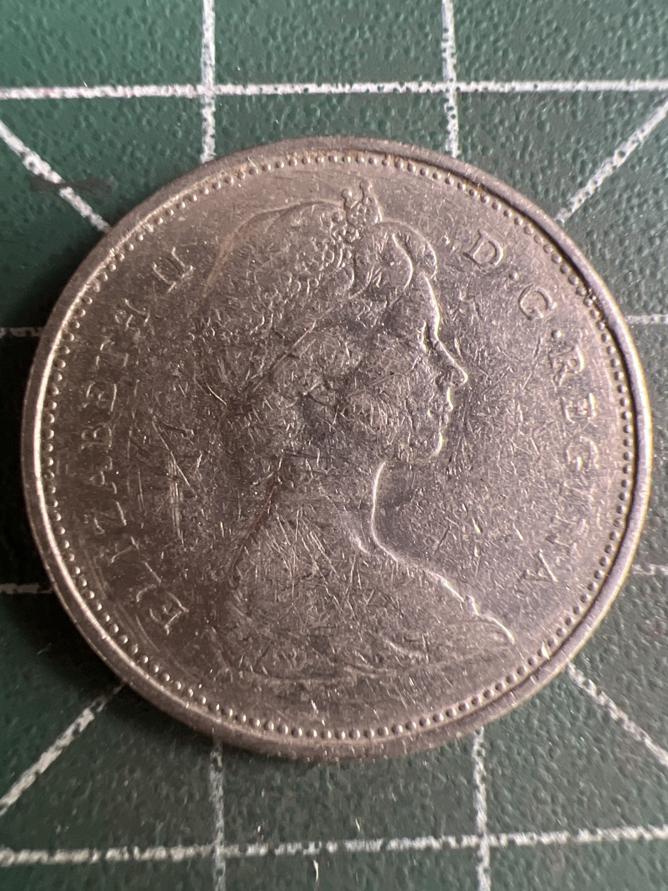 第574期 硬币专场 （无押金，捡漏，全场50包邮，偏远地区除外，接收代拍业务） 加拿大25分 青年 1977年