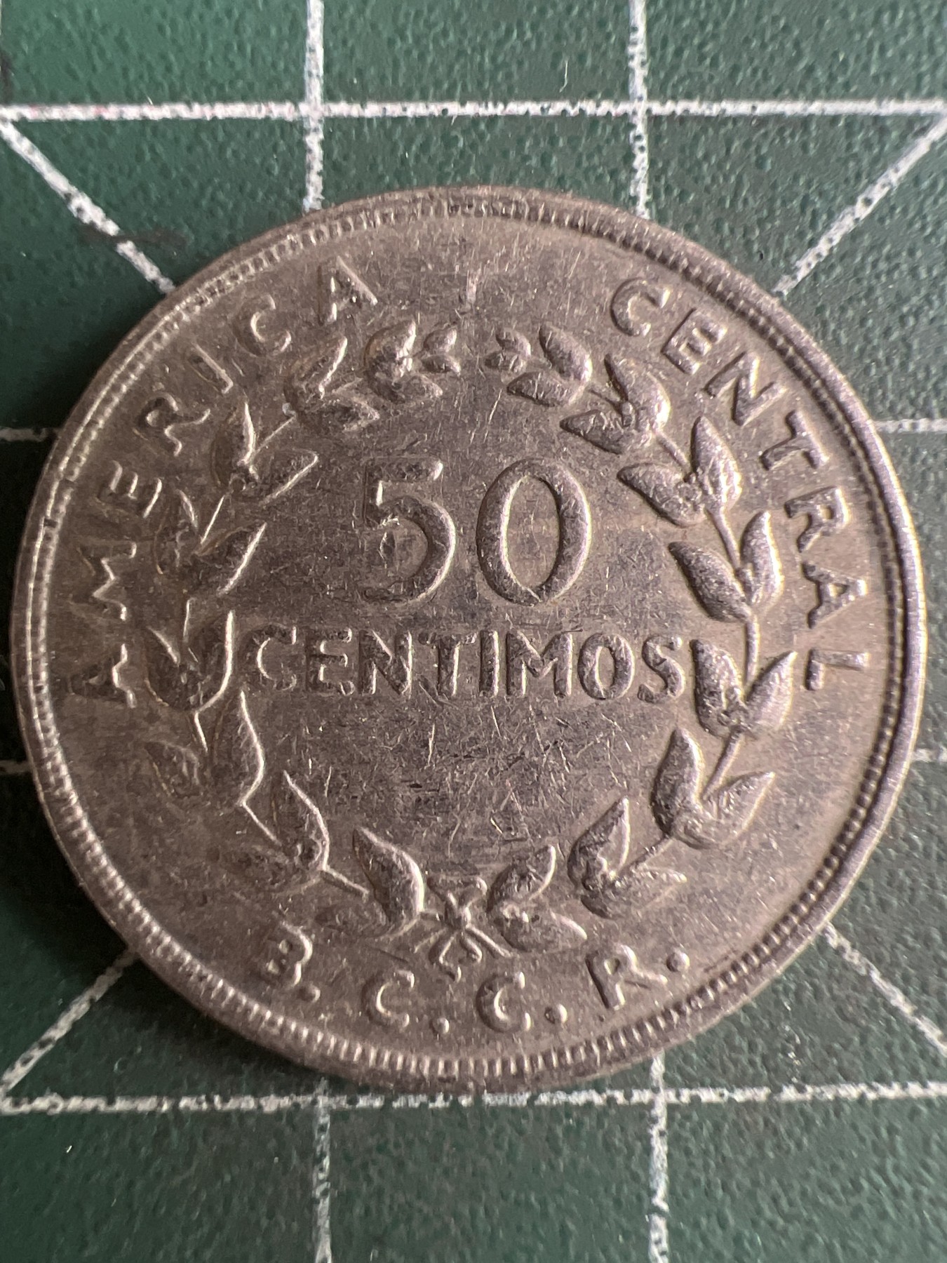 第574期 硬币专场 （无押金，捡漏，全场50包邮，偏远地区除外，接收代拍业务） 哥斯达黎加50分 1970年