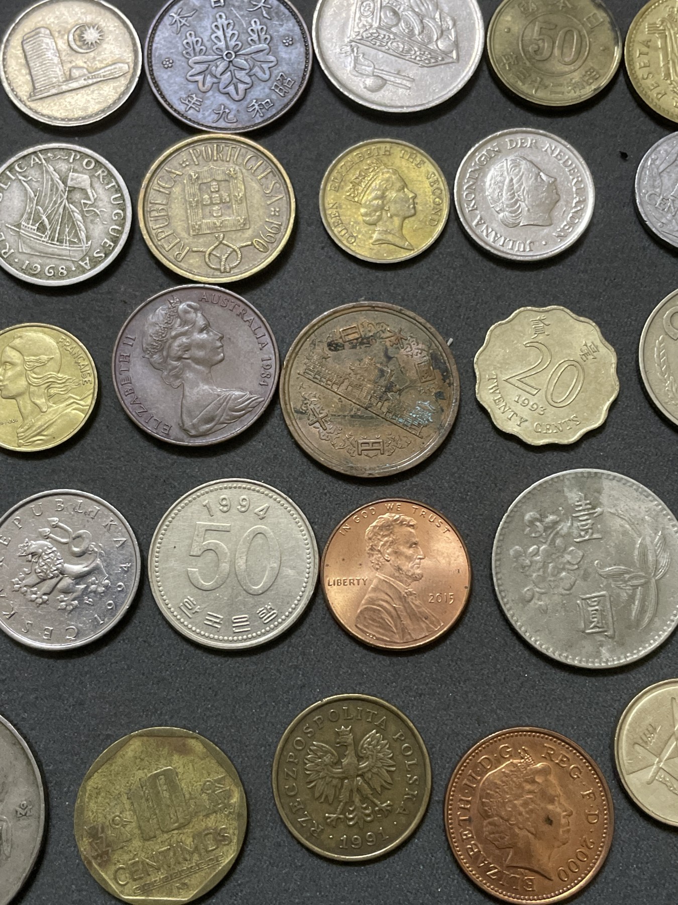 神仙姐姐散币好品专场第三十一期（无佣金满邮自动发出 懒得一个个拍了，一次性 48 个好品世界多国硬币