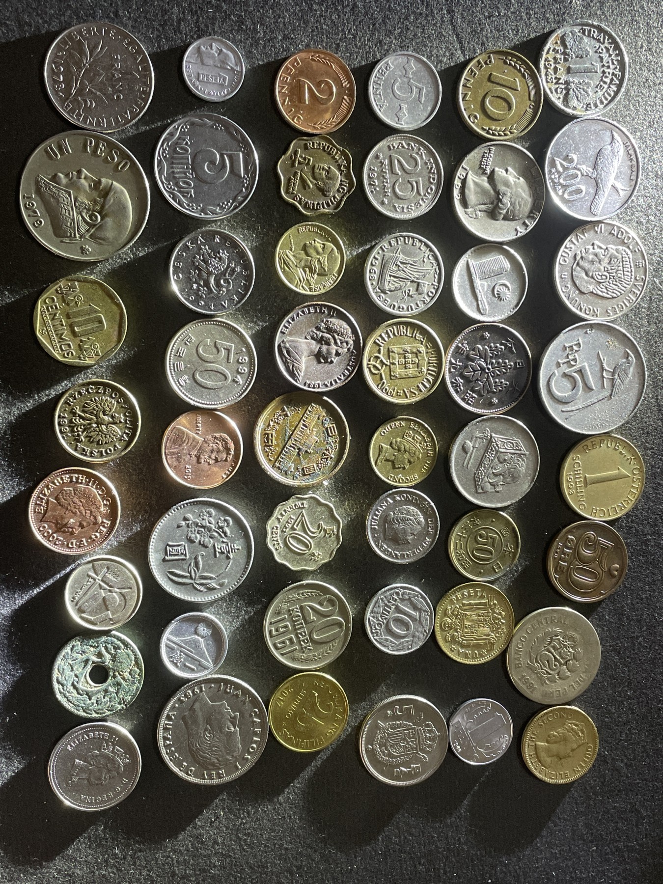 神仙姐姐散币好品专场第三十一期（无佣金满邮自动发出 懒得一个个拍了，一次性 48 个好品世界多国硬币